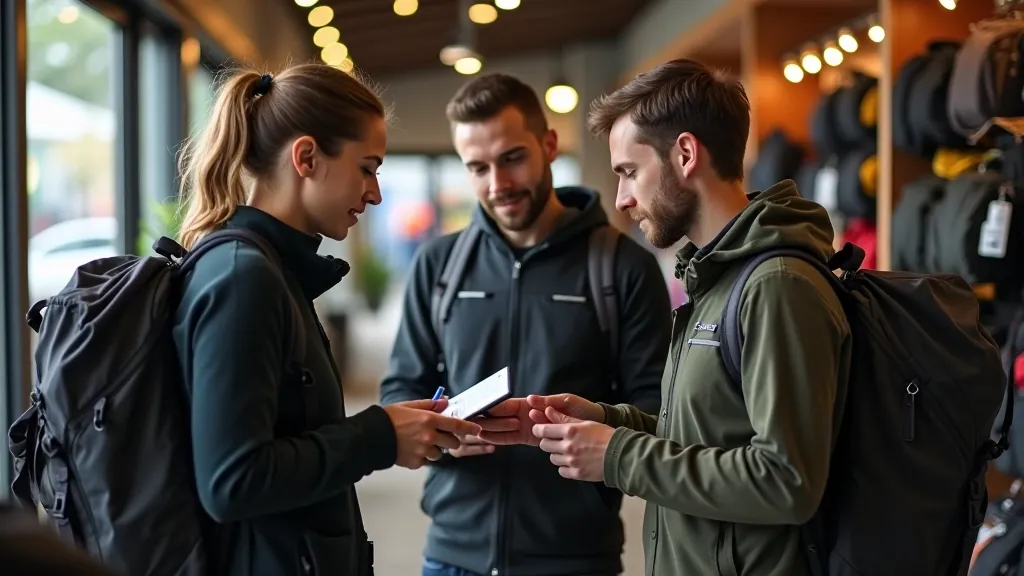 Our team of experienced outdoor gear specialists working in Kaunas store